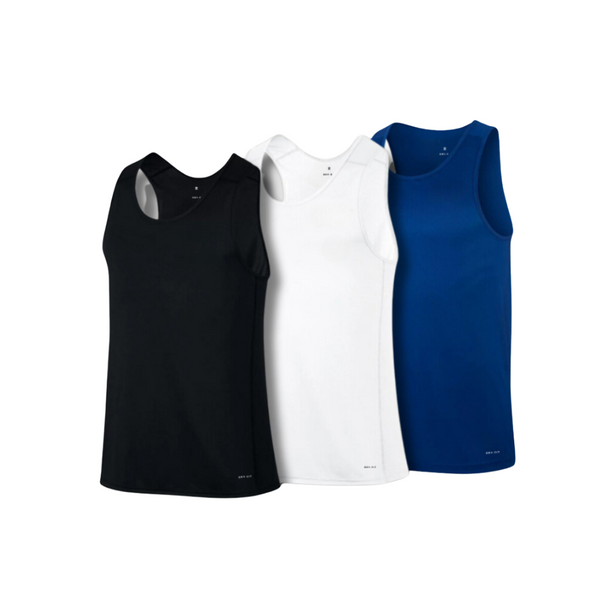 3-piece tank top set – anti-sweat and anti-odor